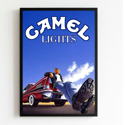 bar and restaurant decoration, Camel sigarette