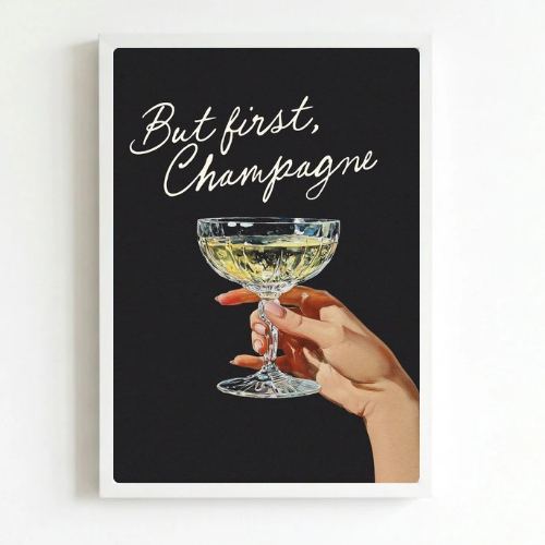 Chic Wine Champagne bar and restaurant decoration