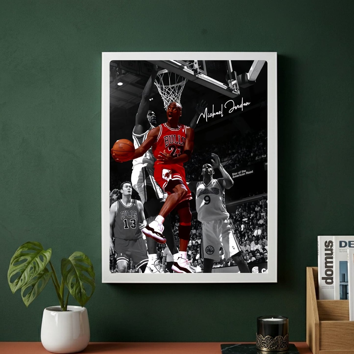Michael Jordan and Kobe Briant - Basket