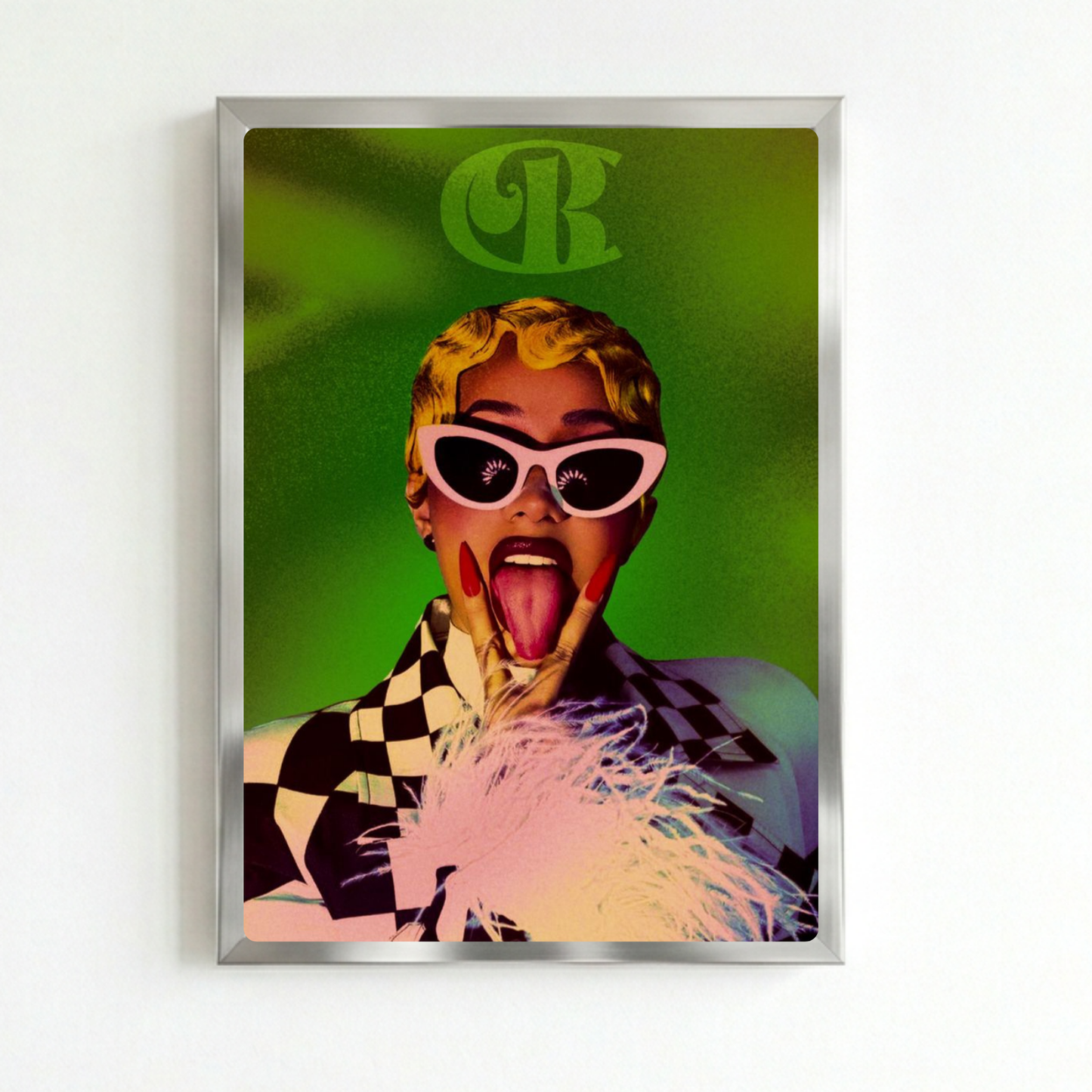 Cardi B Poster with Frame