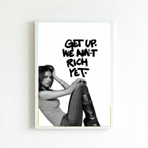 Chic room girl poster