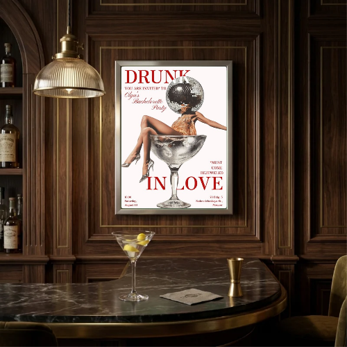 bar and restaurant decoration martini chic