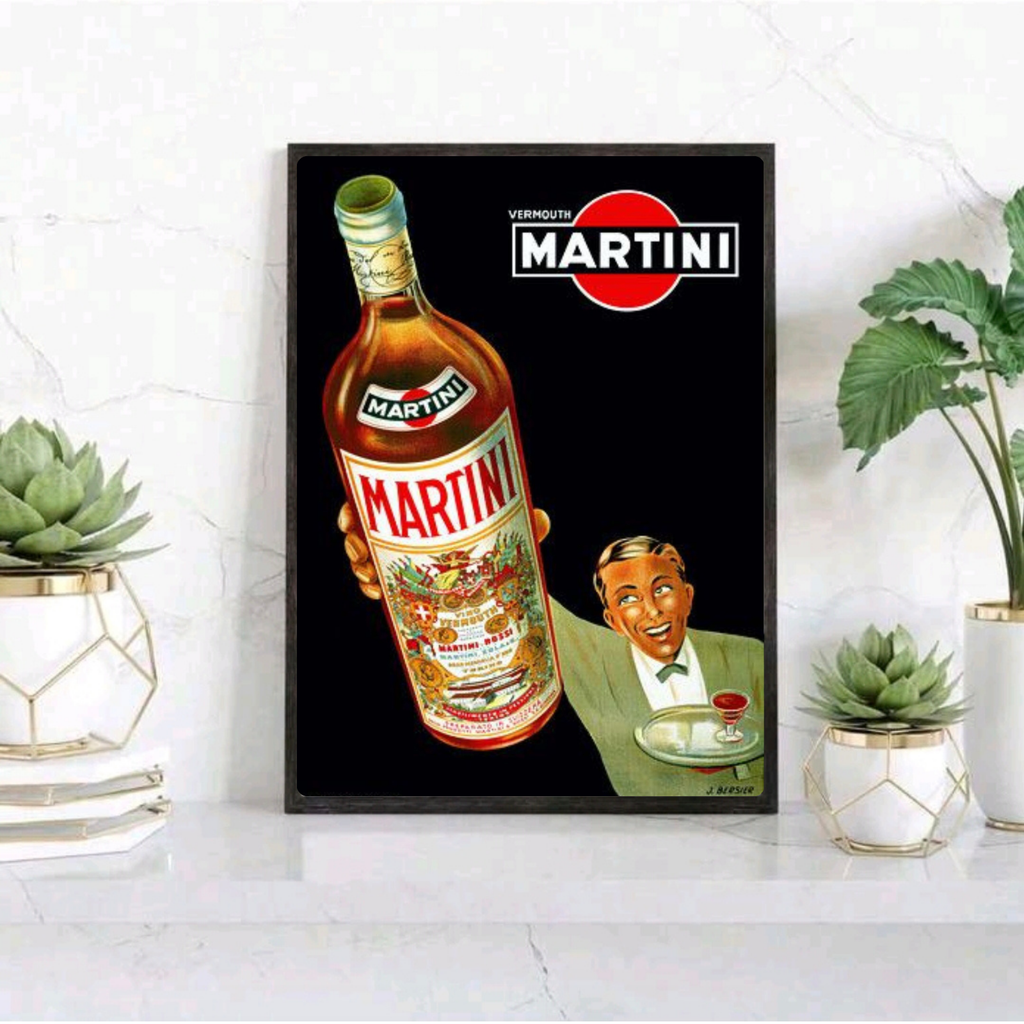 bar and restaurant decoration, martini