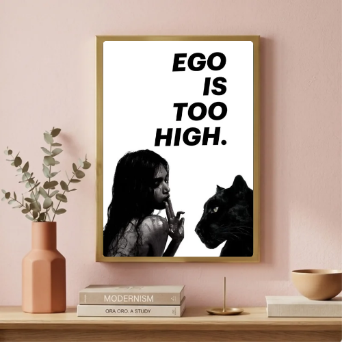 Chic room girl poster