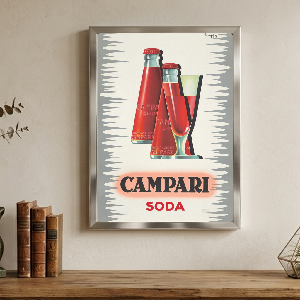 bar and restaurant decoration, campari