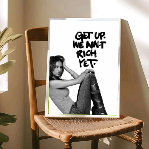 Chic room girl poster