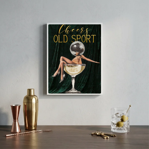 bar and restaurant decoration martini chic