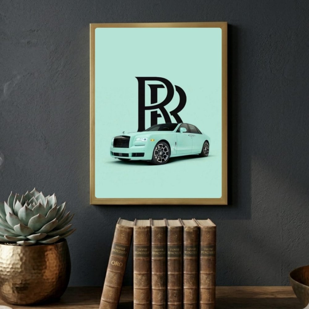 rolls royce- car poster - Vibes Districtrolls royce- car poster GoldVibes District