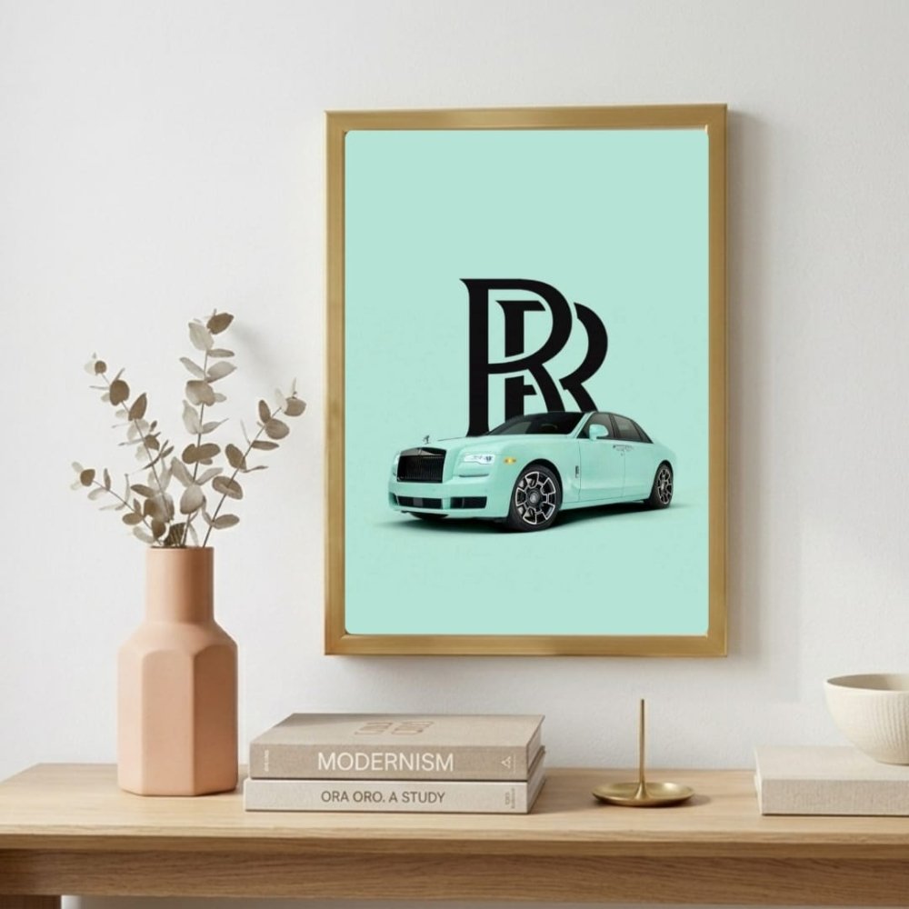 rolls royce- car poster - Vibes Districtrolls royce- car poster GoldVibes District