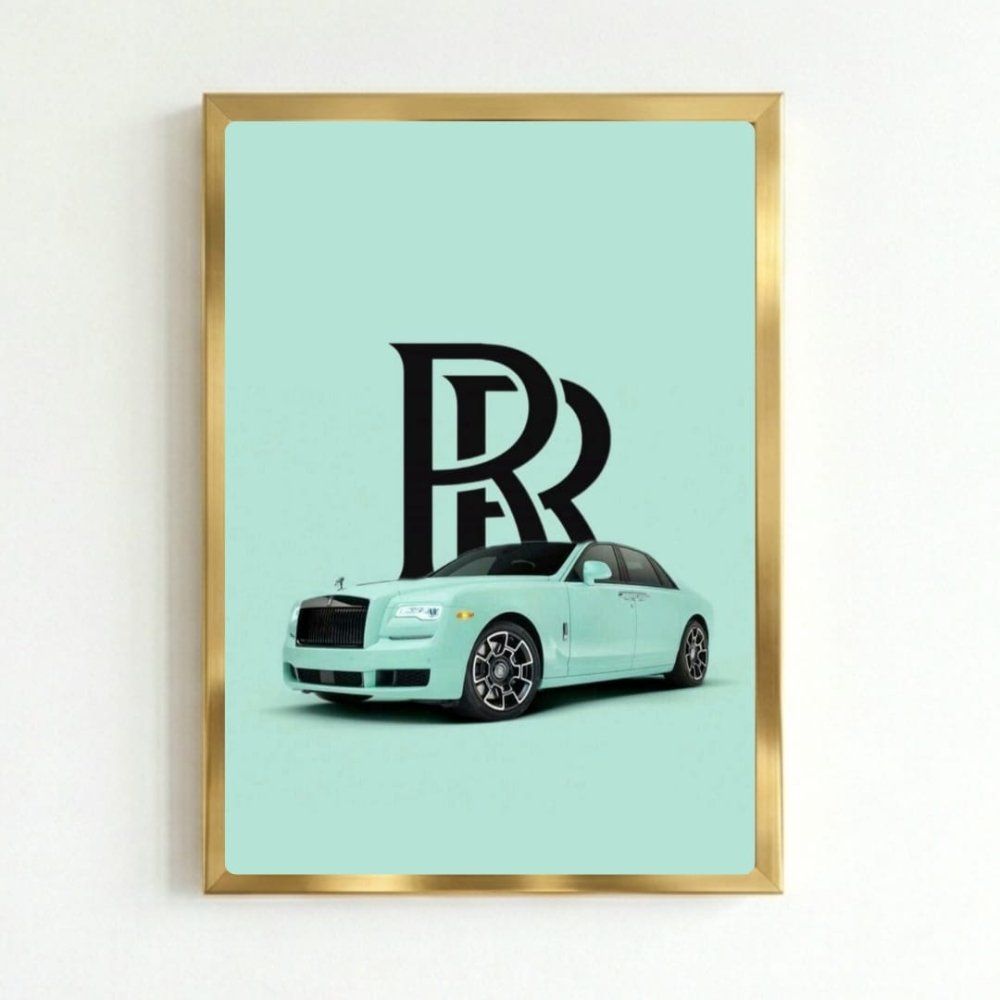 rolls royce- car poster - Vibes Districtrolls royce- car poster GoldVibes District