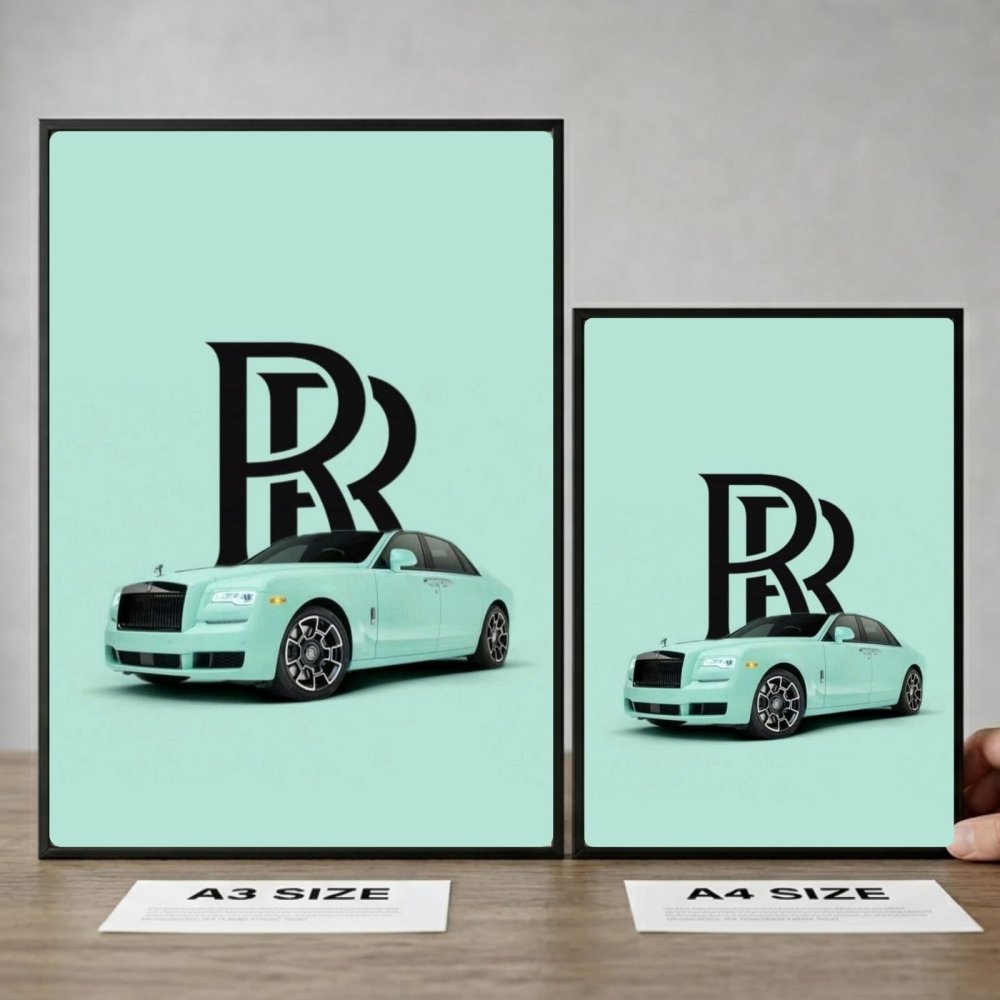 rolls royce- car poster - Vibes Districtrolls royce- car poster GoldVibes District