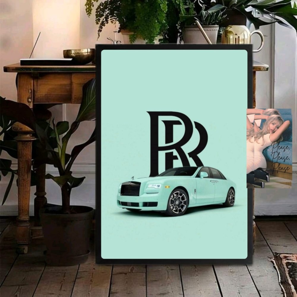 rolls royce- car poster - Vibes Districtrolls royce- car poster GoldVibes District