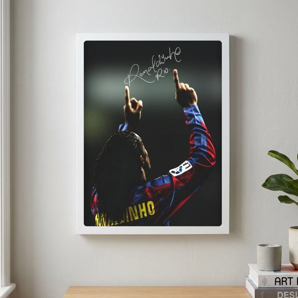 ronaldinho - Vibes Districtronaldinho poster BiancoVibes District