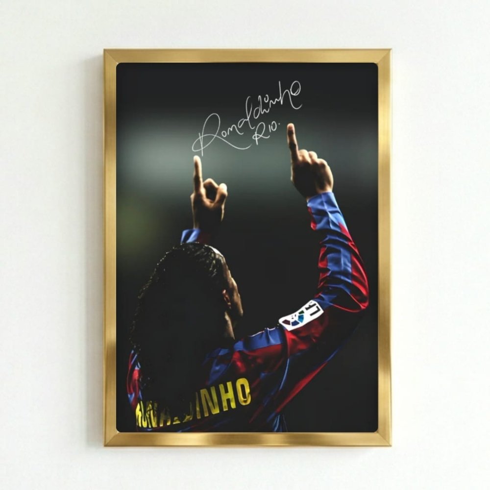 ronaldinho - Vibes Districtronaldinho poster GoldVibes District