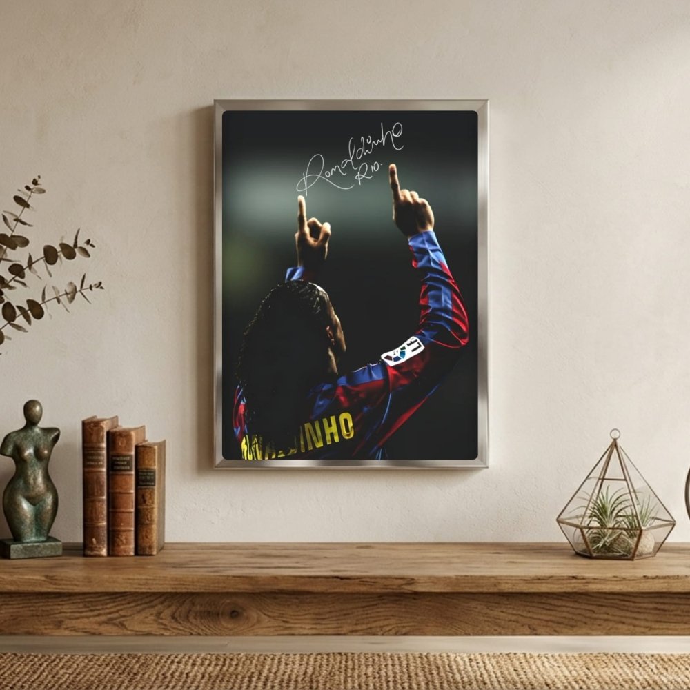 ronaldinho - Vibes Districtronaldinho poster BiancoVibes District