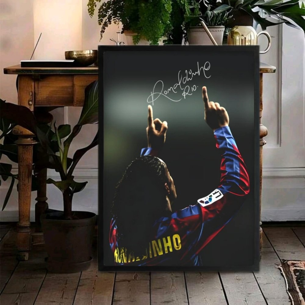 ronaldinho - Vibes Districtronaldinho poster BiancoVibes District