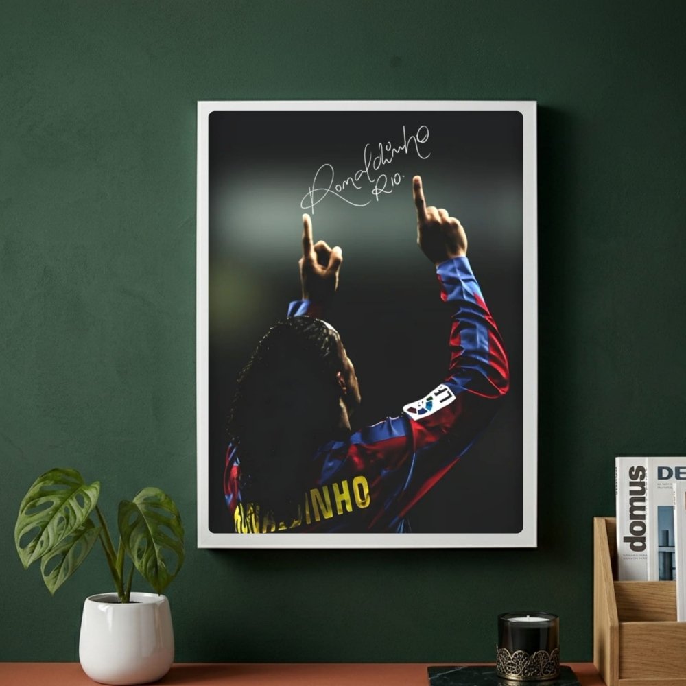 ronaldinho - Vibes Districtronaldinho poster BiancoVibes District