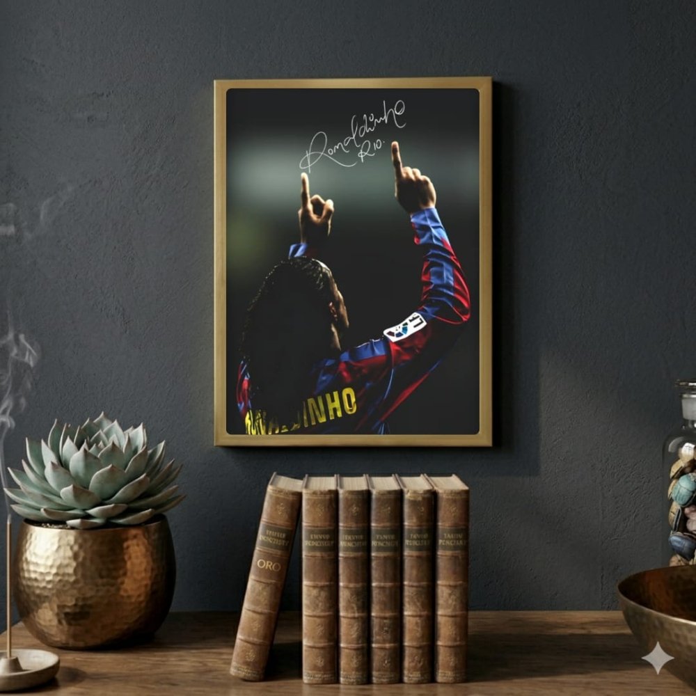 ronaldinho - Vibes Districtronaldinho poster BiancoVibes District