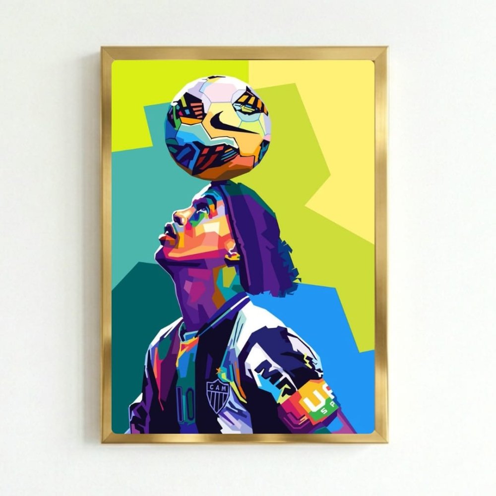 ronaldinho - Vibes Districtronaldinho poster GoldVibes District