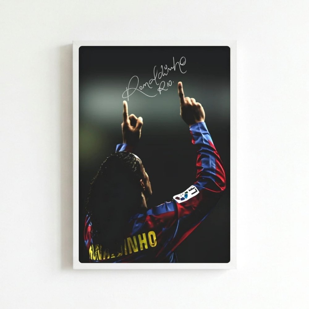 ronaldinho - Vibes Districtronaldinho poster BiancoVibes District