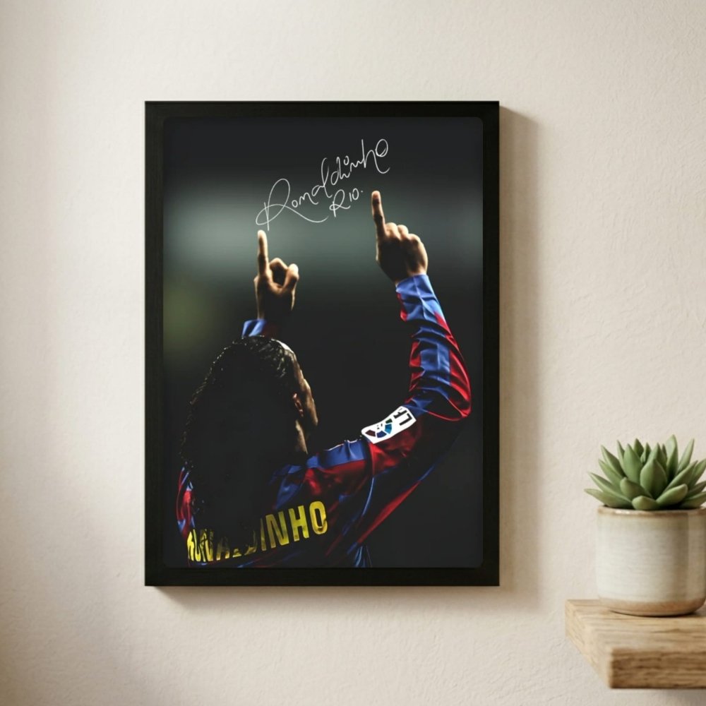 ronaldinho - Vibes Districtronaldinho poster BiancoVibes District