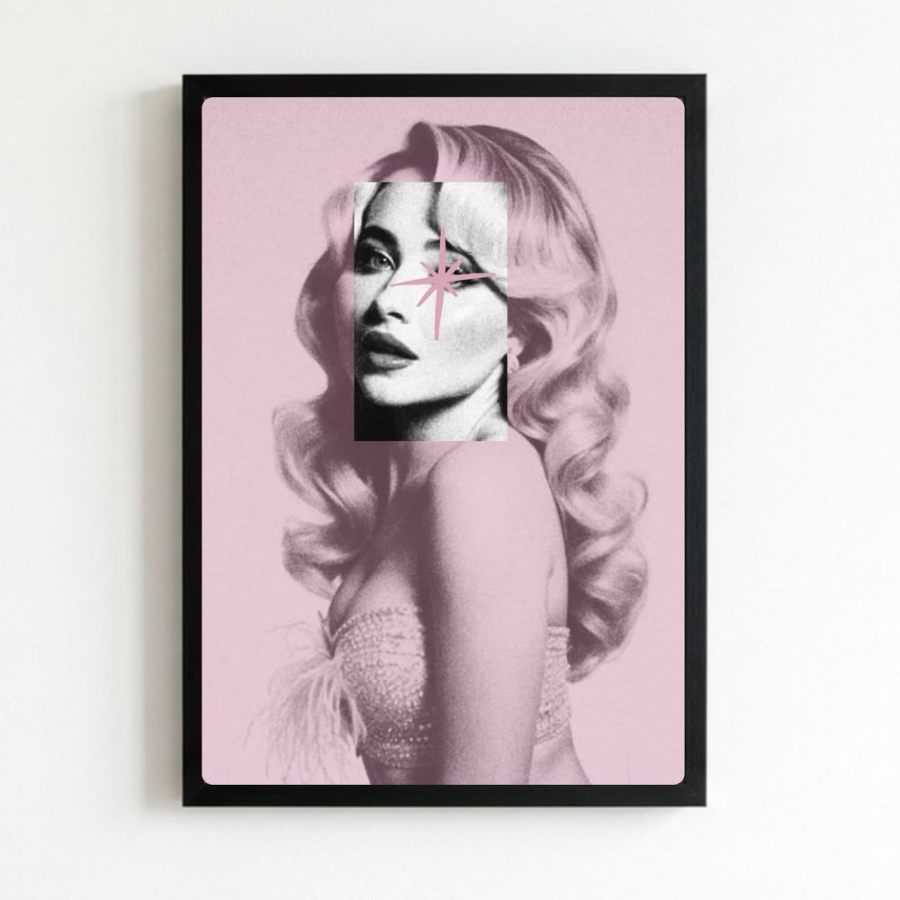 Sabrina Carpenter Poster with Frame - Vibes DistrictSabrina Carpenter Poster with Frame poster NeroVibes District