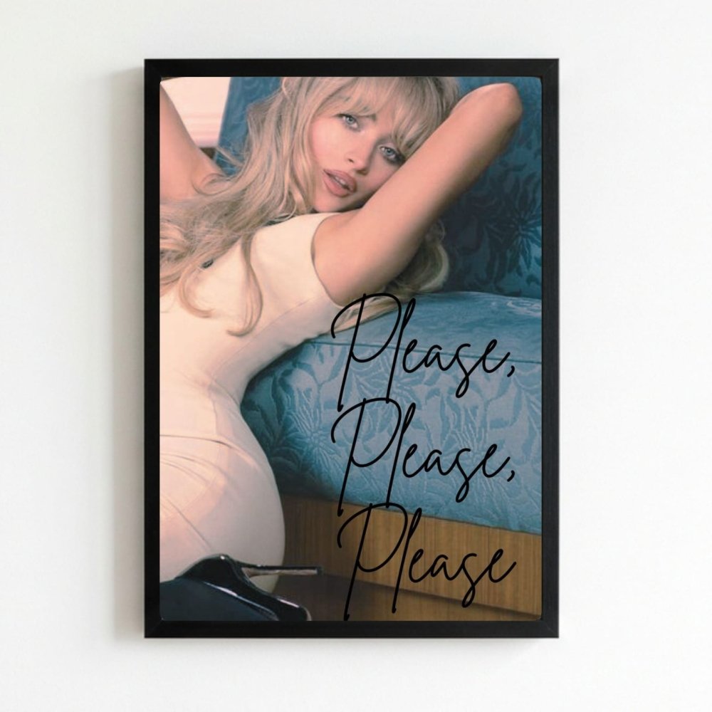Sabrina Carpenter Poster with Frame - Vibes DistrictSabrina Carpenter Poster with Frame poster NeroVibes District