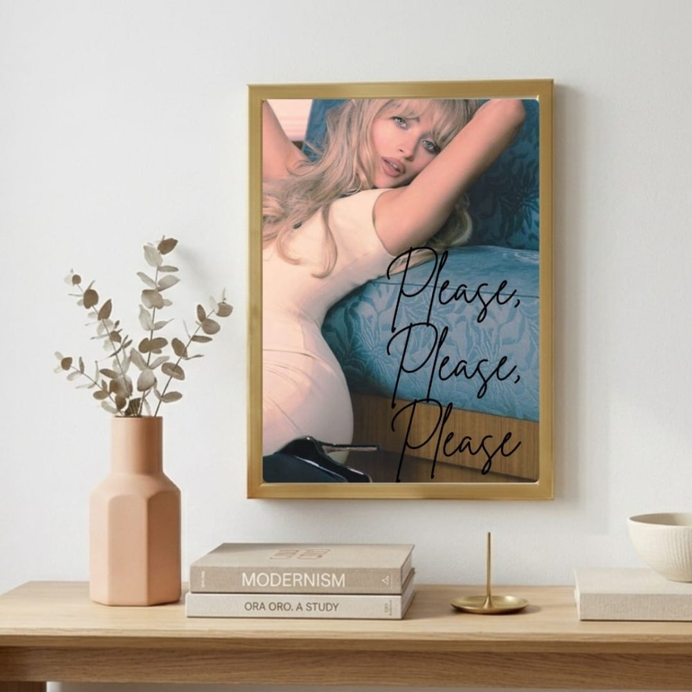 Sabrina Carpenter Poster with Frame - Vibes DistrictSabrina Carpenter Poster with Frame poster SilverVibes District
