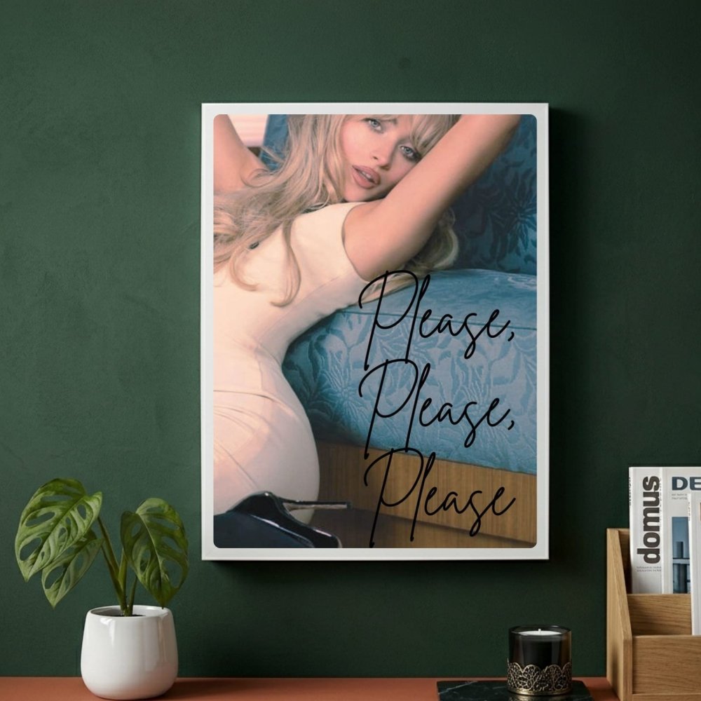 Sabrina Carpenter Poster with Frame - Vibes DistrictSabrina Carpenter Poster with Frame poster SilverVibes District