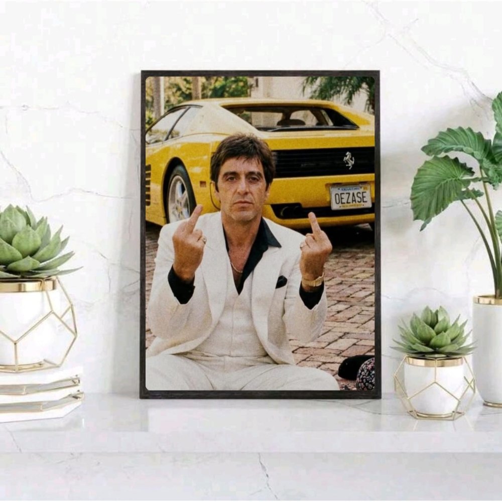 scarface - Vibes Districtscarface poster GoldVibes District