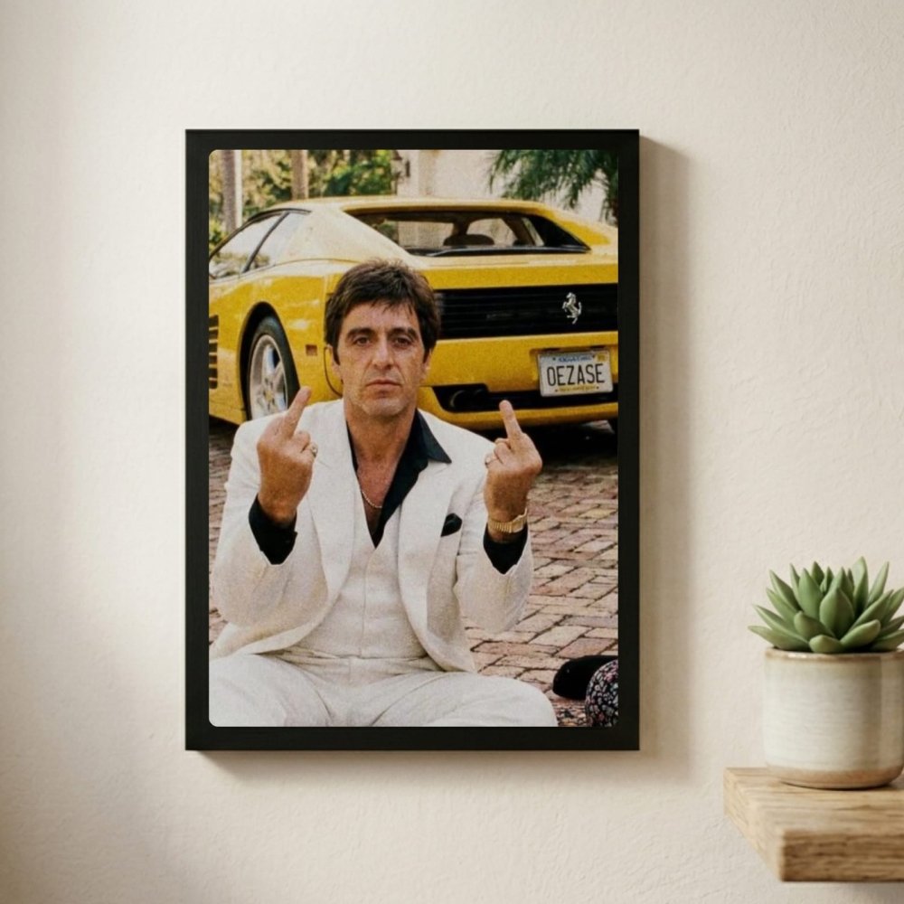 scarface - Vibes Districtscarface poster GoldVibes District