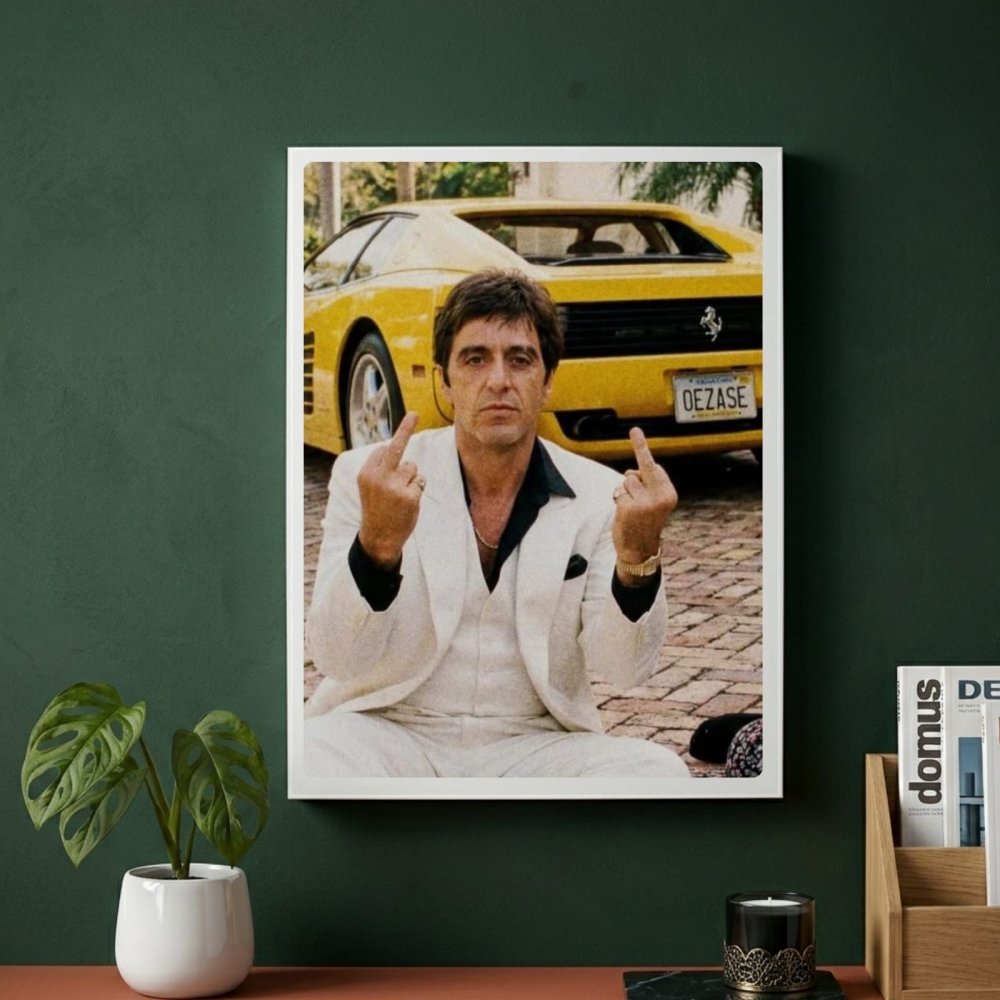 scarface - Vibes Districtscarface poster GoldVibes District
