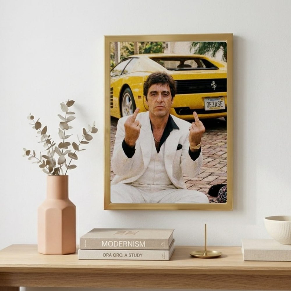 scarface - Vibes Districtscarface poster GoldVibes District