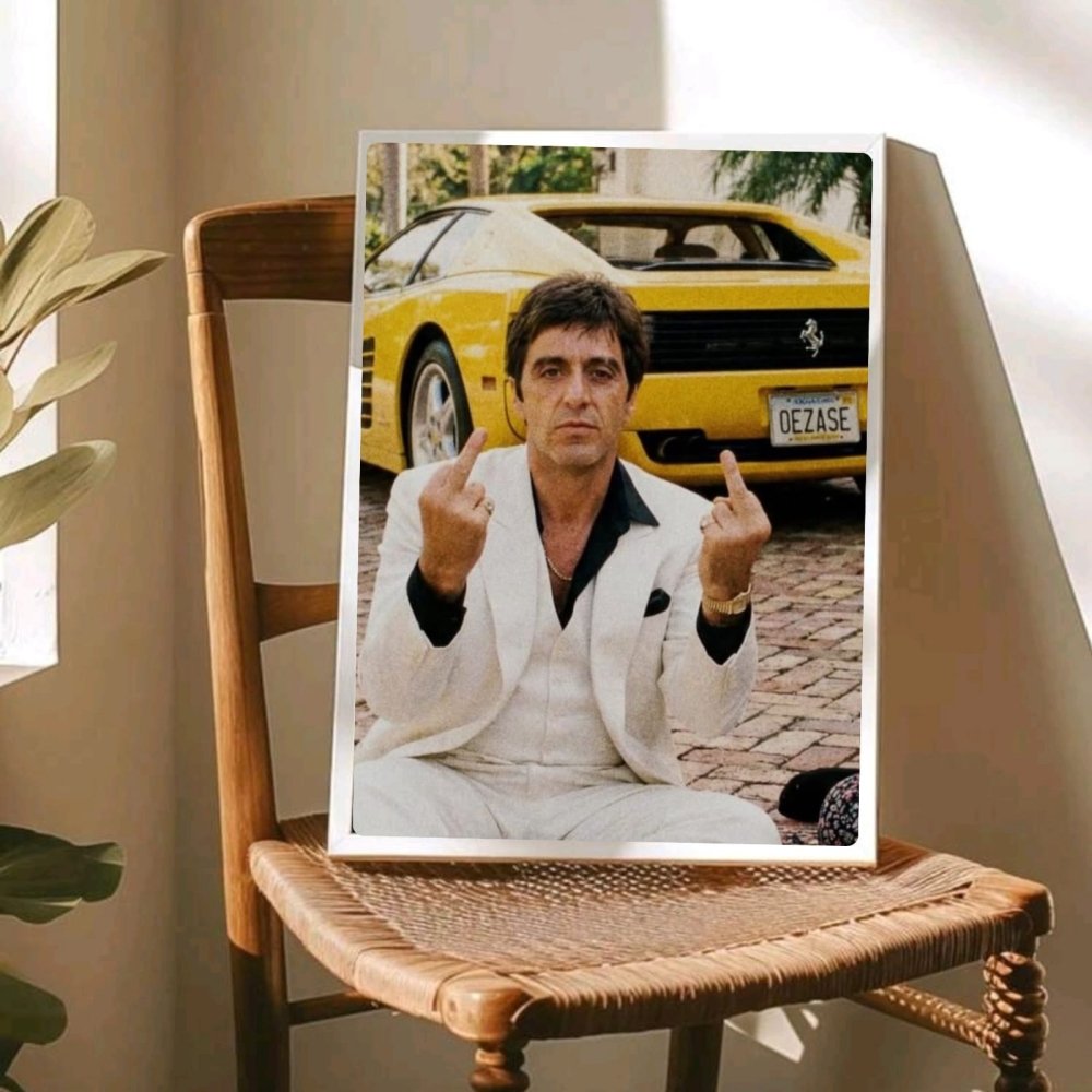 scarface - Vibes Districtscarface poster GoldVibes District
