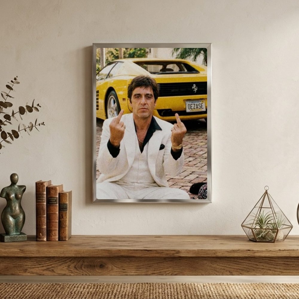 scarface - Vibes Districtscarface poster GoldVibes District