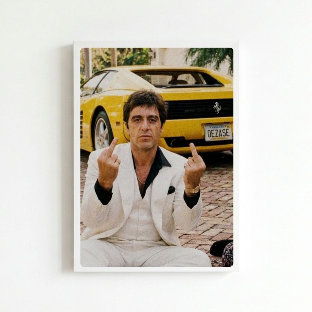 scarface - Vibes Districtscarface poster BiancoVibes District