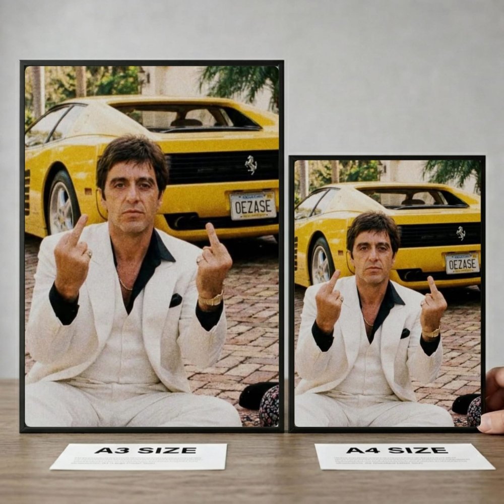 scarface - Vibes Districtscarface poster GoldVibes District
