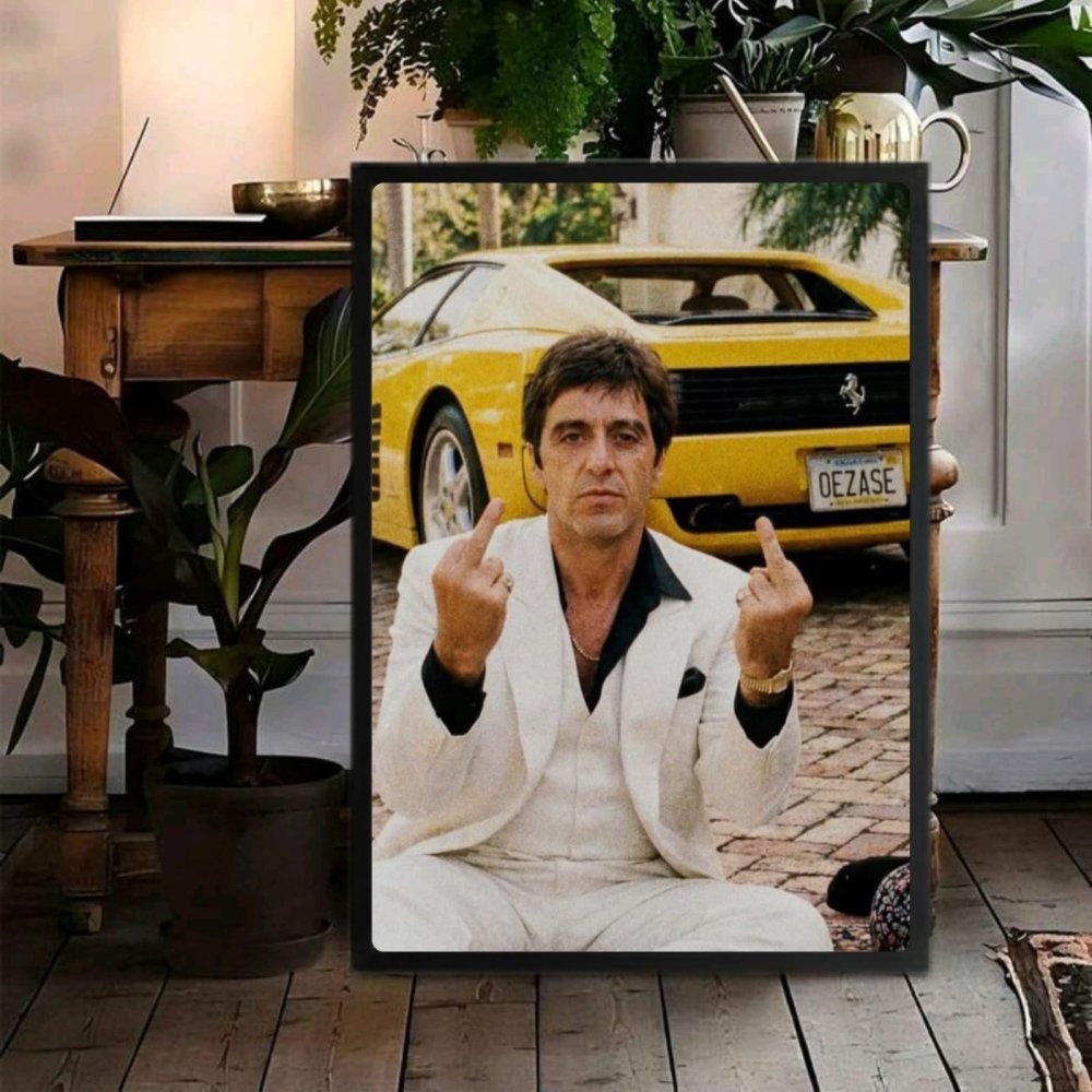 scarface - Vibes Districtscarface poster GoldVibes District