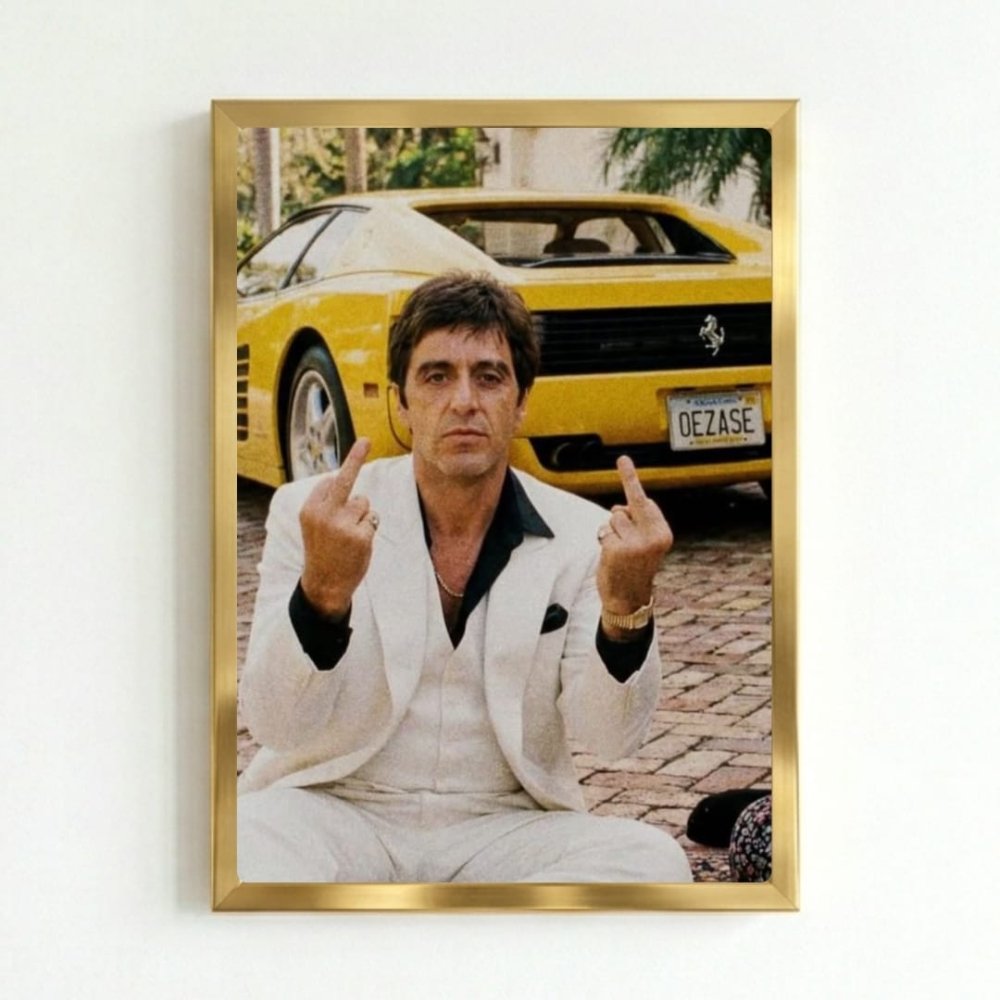scarface - Vibes Districtscarface poster GoldVibes District