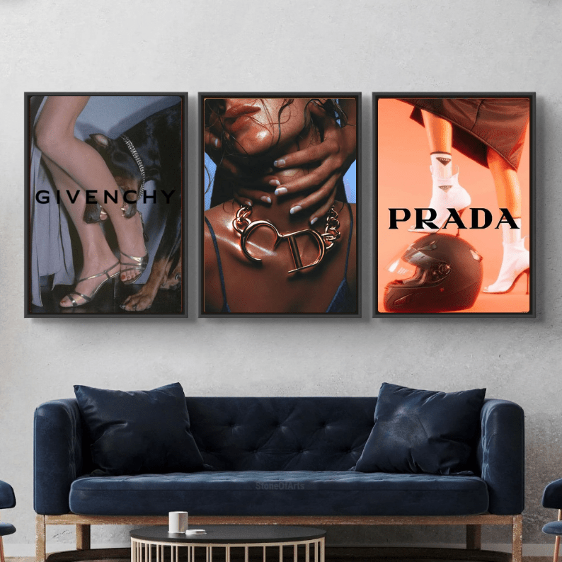 Set: luxury brand - Vibes DistrictSet: luxury brand Two A4, one A3Vibes District