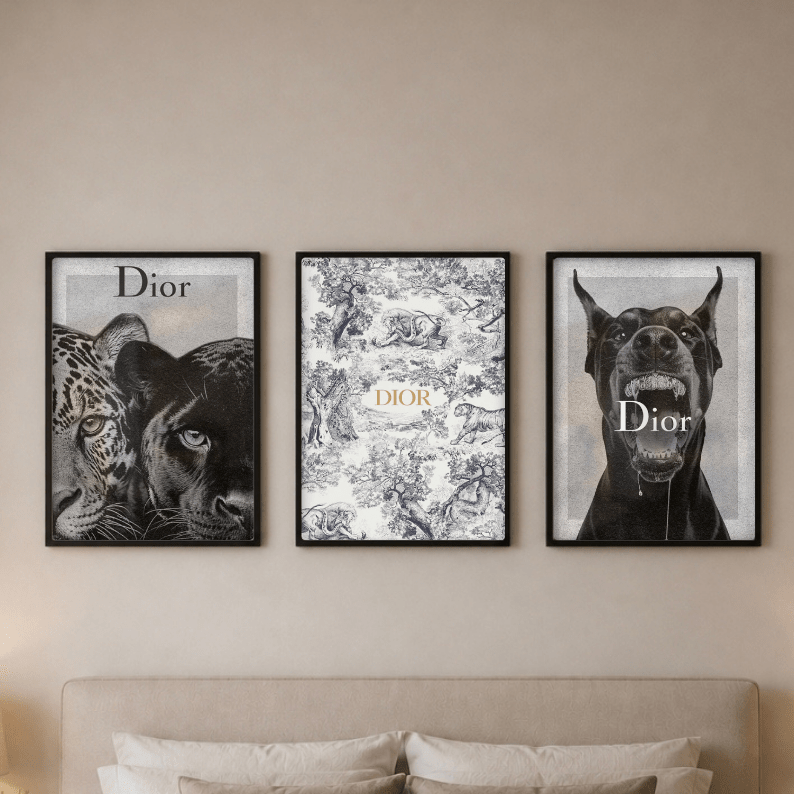 Set: luxury brand - Vibes DistrictSet: luxury brand Two A4, one A3Vibes District