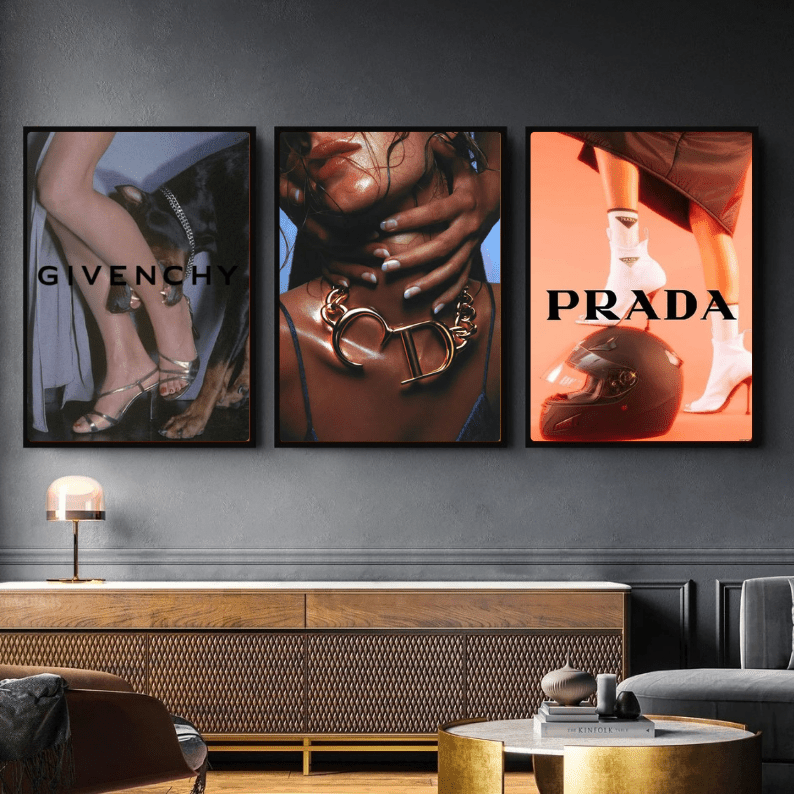 Set: luxury brand - Vibes DistrictSet: luxury brand Two A4, one A3Vibes District