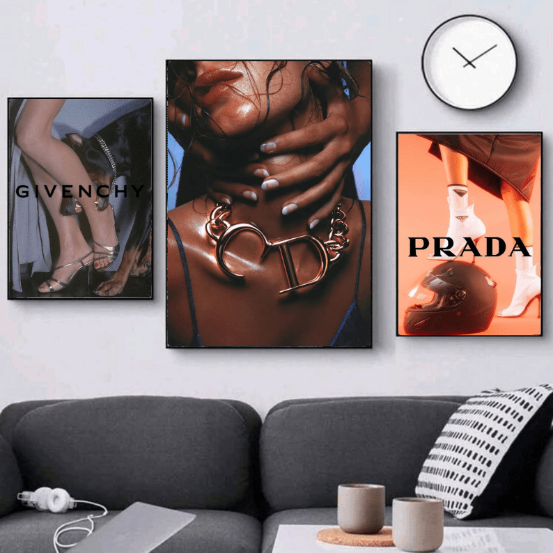 Set: luxury brand - Vibes DistrictSet: luxury brand Two A4, one A3Vibes District
