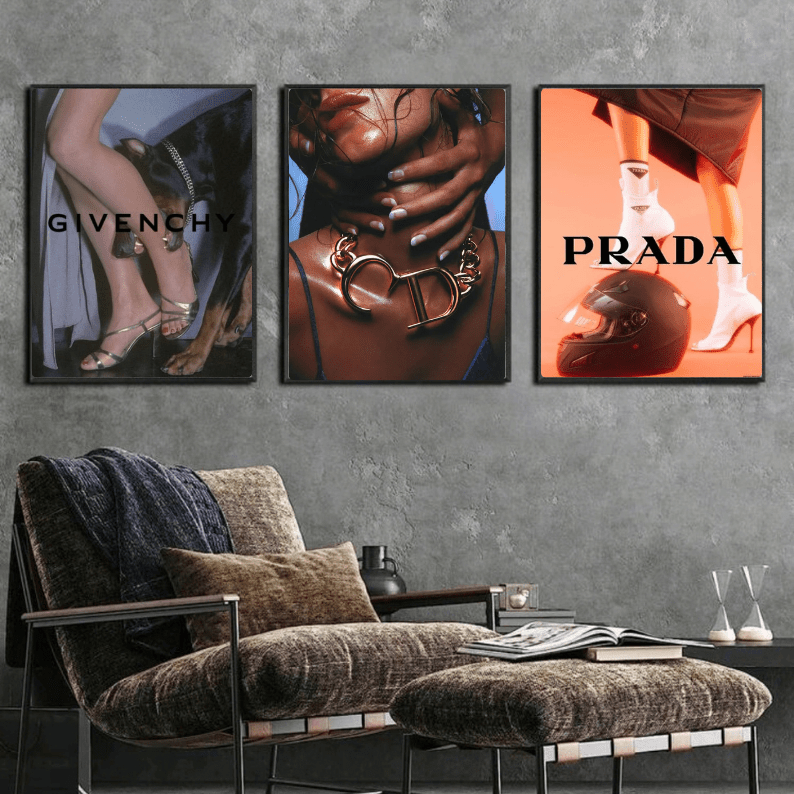 Set: luxury brand - Vibes DistrictSet: luxury brand Two A4, one A3Vibes District