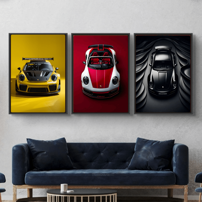 Set: Porsche 911 - Vibes DistrictSet: Porsche 911 Two A4, one A3Vibes District