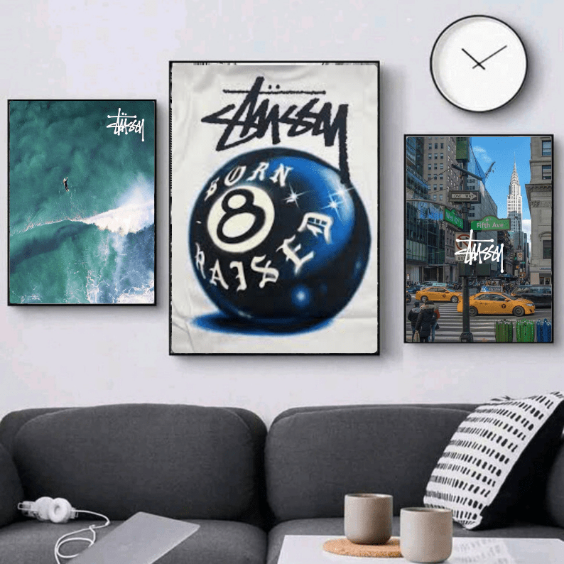Set: stussy - Vibes DistrictSet: stussy Two A4, one A3Vibes District