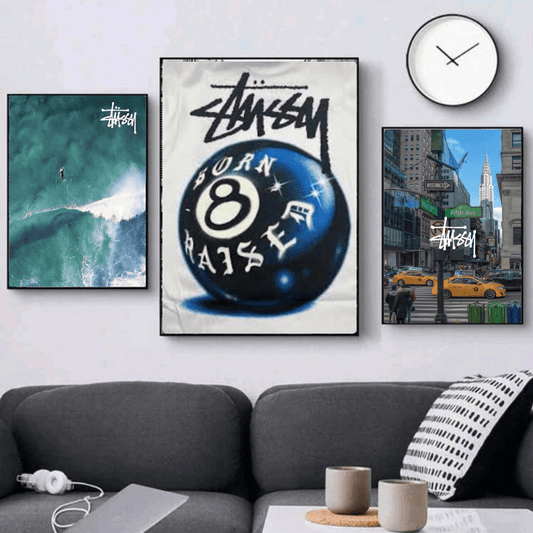 Set: stussy - Vibes DistrictSet: stussy Two A4, one A3Vibes District