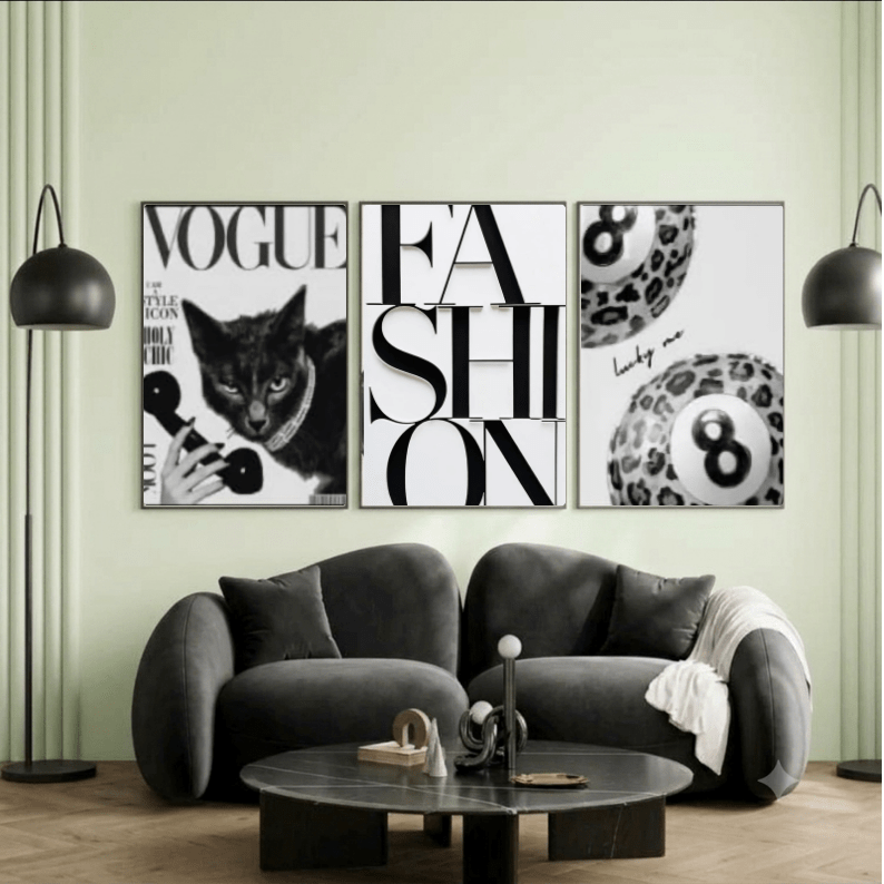 Set: vogue fashion - Vibes DistrictSet: vogue fashion Two A4, one A3Vibes District