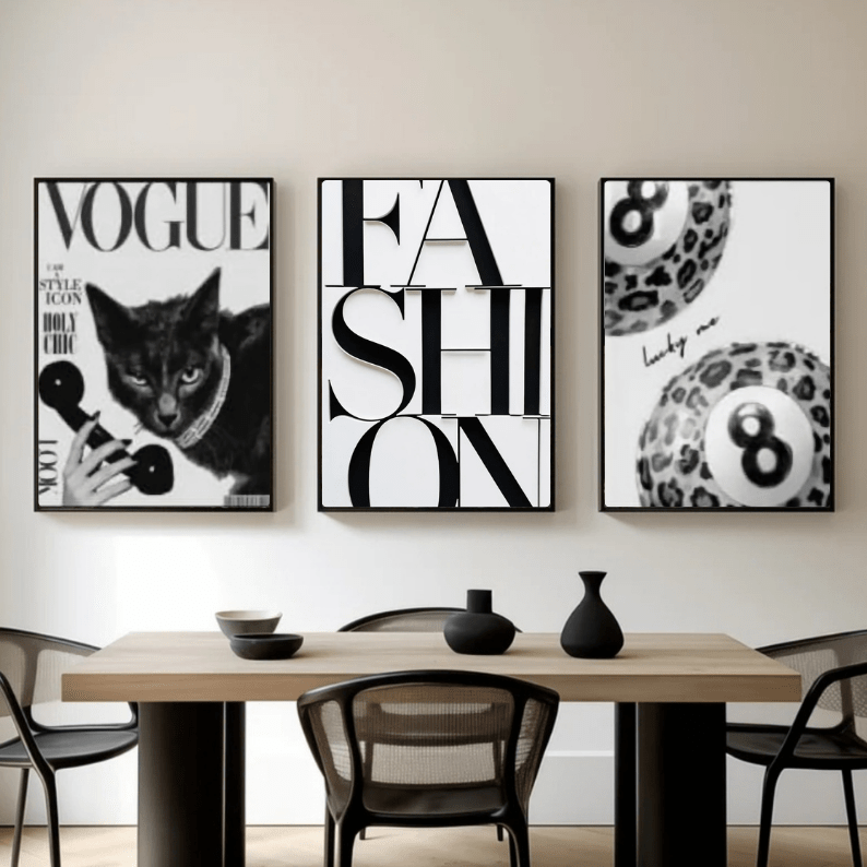 Set: vogue fashion - Vibes DistrictSet: vogue fashion Two A4, one A3Vibes District