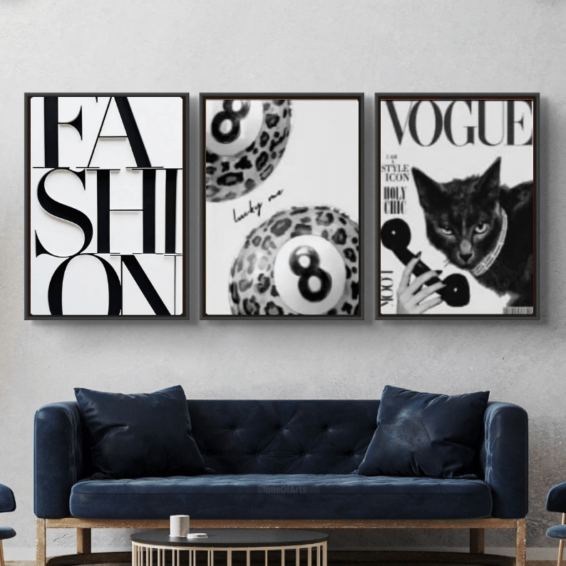 Set: vogue fashion - Vibes DistrictSet: vogue fashion Two A4, one A3Vibes District